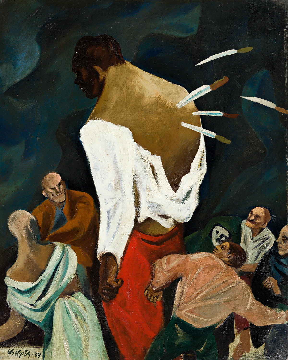 WILLIAM GROPPER (1897-1977) Stabbed in the Back.